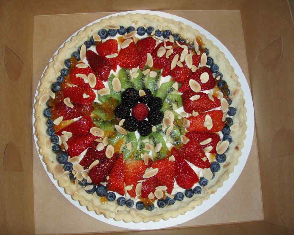 Almond Fruit Tart by Simple Chef Catering