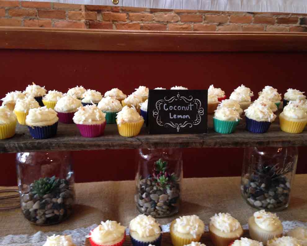 Coconut Lemon Cupcakes by Simple Chef Catering