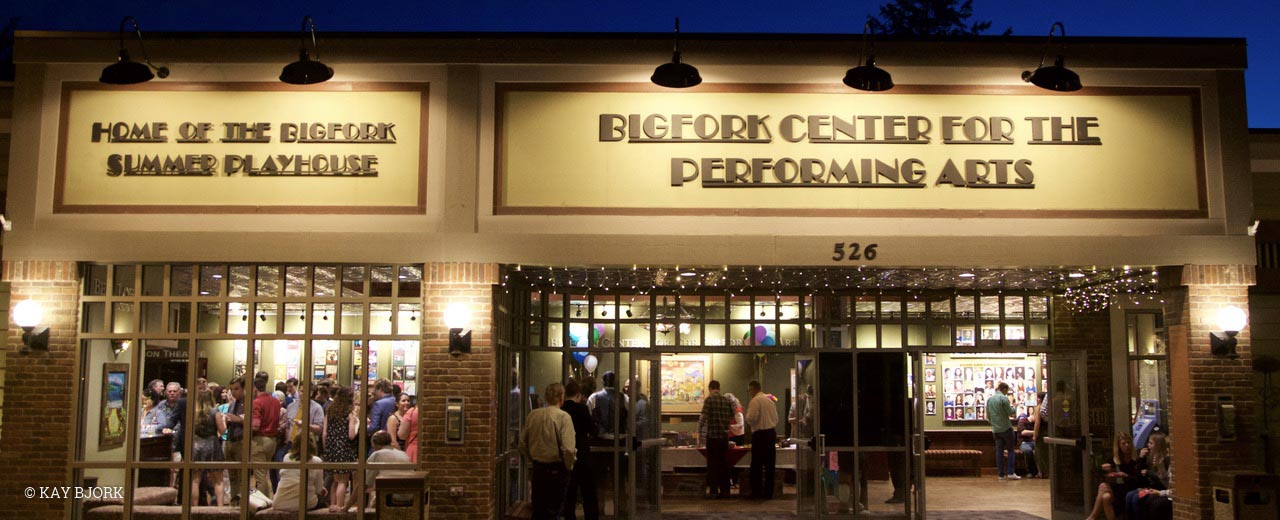Outside image of Bigfork Center for the Performing Arts