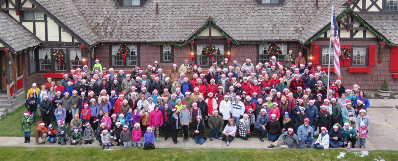 Town gathered for winter festivities