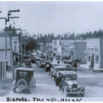 Historical photo of Downtown Bigfork