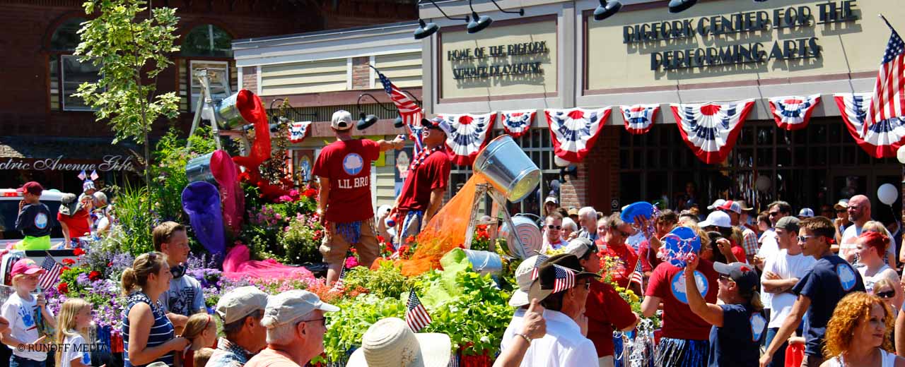 Fourth of July Parade in Downtown Bigfork