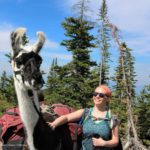 Llama Trekking with women