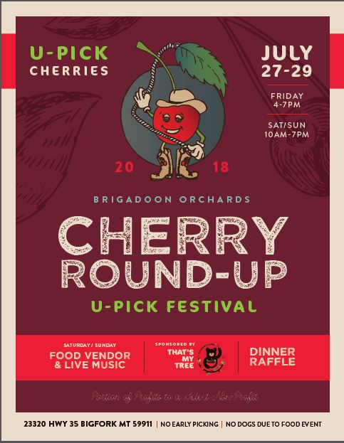 Cherry Round Up Poster