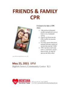 Friends & Family CPR Class 