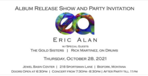 Eric Alan Release Party Oct 28