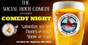 Flathead Brewery Comedy Night Oct 30