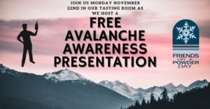 Avalanche Awareness at Whistling Andy Nov 22