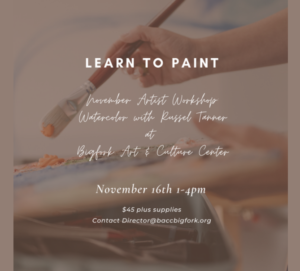 Learn to Paint at BACC Nov 16