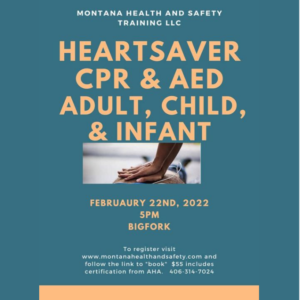 Heartsaver CPR AED class FEb 22