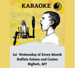 Karaoke at Buffalo Saloon first Wed of every month