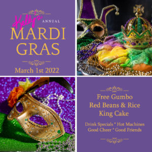 Mardi Gras at Kellys Casino March 1st
