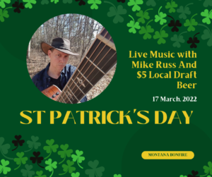 live music and $5 beer on st patricks day