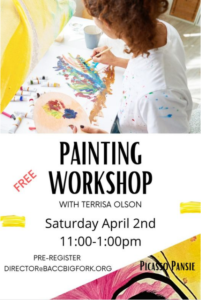 Painting Workshop at BACC April 2nd