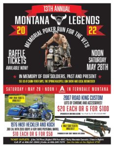 Memorial POker Run for the Vets May 28th