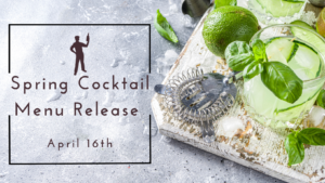 Whistling Andy Spring Release Cocktail Menu 2022