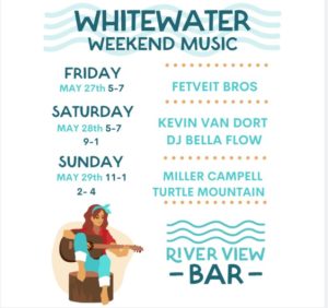 River View Bar Whitewater Live Music weekend
