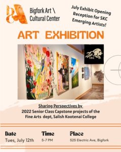 SK College Class of 2022 art exhibit at bacc 