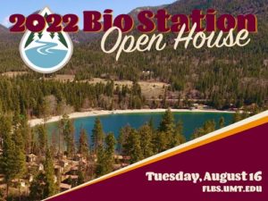 OPen house at Flathead Lake Bio Station Aug 2022