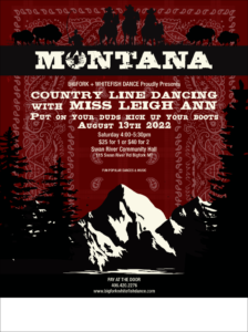2022 Country Line Dancing Aug 13th