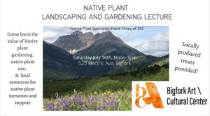 Native Plant Landscaping & Garden Lecture at BACC