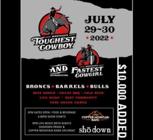 Bigfork Toughest Cowboy Rodeo July 29-30