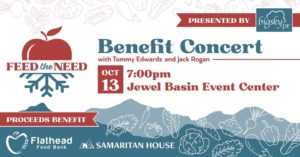 Feed the Need Benefit Concert at Jewel Basin Center Oct 13