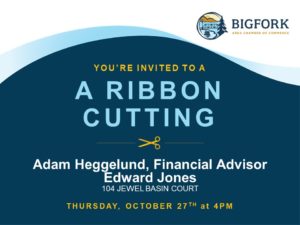 ribbon cutting edwards jones, october 27th 4pm 