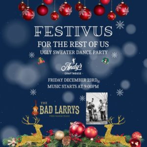 Festivus for the Rest of Us at Andy's Crafthouse Dec 23 