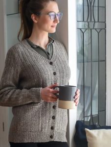 Knit the perfect sweater class at Fiber LLC