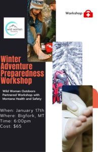 Winter Adventure Preparedness Workshop at MT Health & Safety