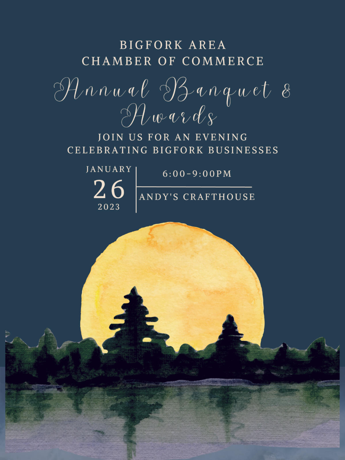 Invitation to Awards Banquet