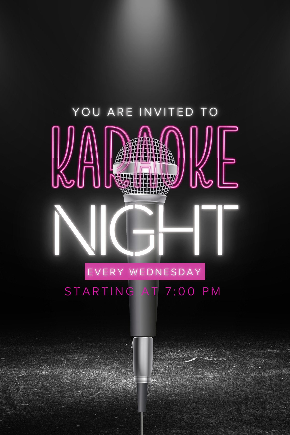 Karaoke Night at Buffalo Saloon Wednesday nights