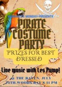 Pirate Costume Party at The Raven