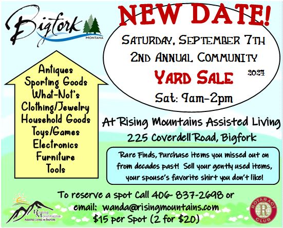 Community Yard Sale at Rising Mountains Assisted Living