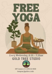 Free Yoga at Gold Tree Studio with Gold Tree Studio