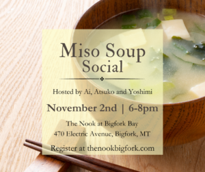 Miso Soup Social at the Nook
