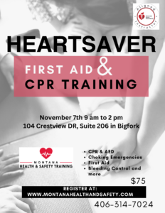 First Aid and CPR Training at Montana Health & Safety