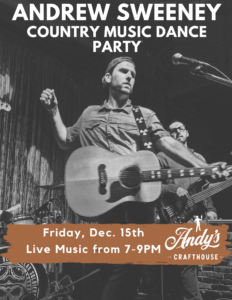 Andys Crafthouse Country Music Dance Party Dec 