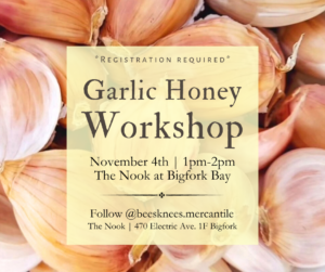 Garlic Honey Workshop at The Nook