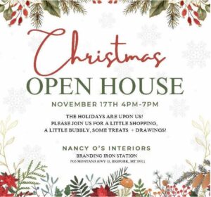 Christmas Open House at Nancy O's Interiors