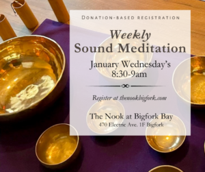 Januarya Weekly Sound Healing at the Nook