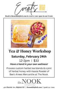 Herbal Tea & Honey Workshop at the Nook