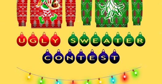 Ugly Sweater Contest at Clearwater Properties Sundowner