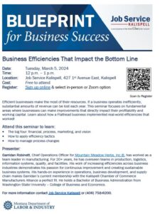 JOb Service Kalispell Blueprint for Business Success 
