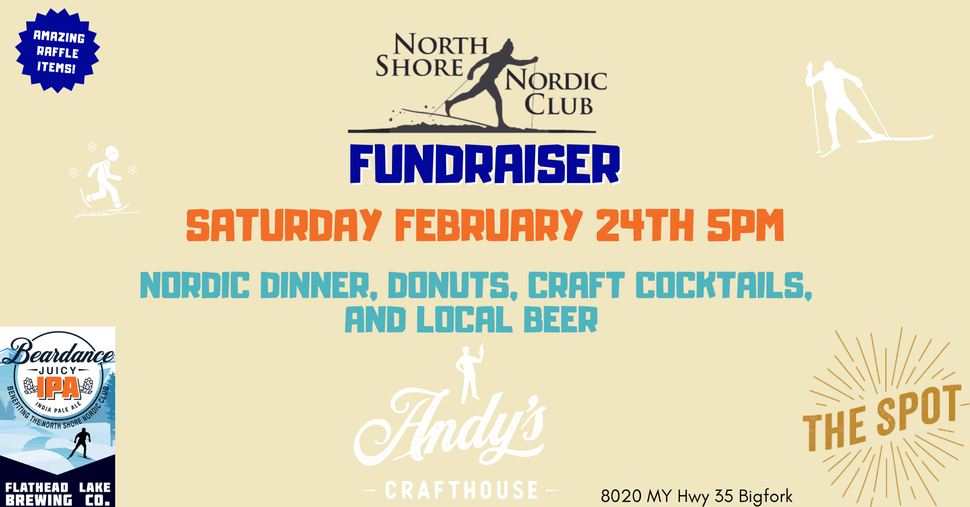 North Shore Nordic Fundraiser at Andy's Crafthouse