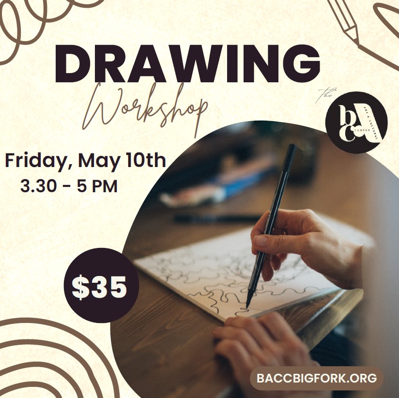 Drawing Workshop at BACC on May 10th