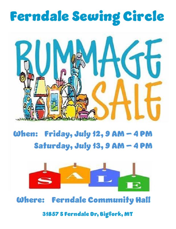 Rummage Sale Fundraiser at Ferndale Community Hall