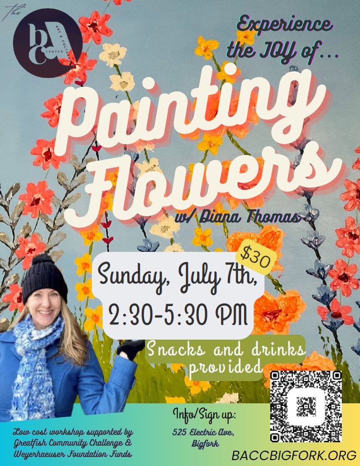 Painting Flowers Workshop at BACC