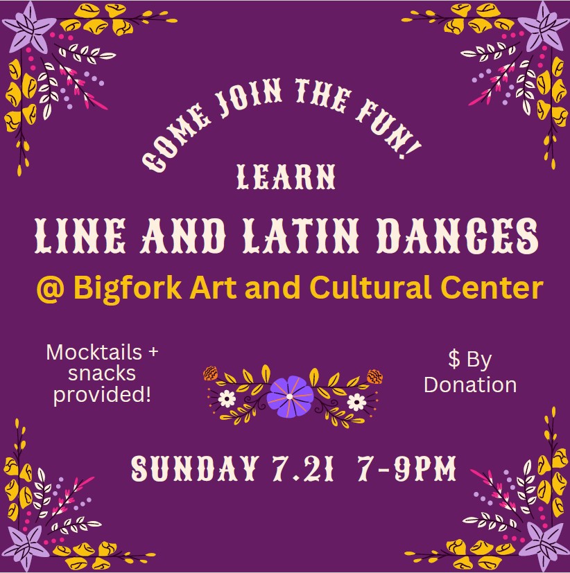 Line and Latin Dances at Bigfork Art and Cultural Center